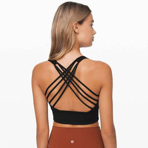 Lululemon Free to Be Athletic Sports Bra *Wild Long Line Black-10